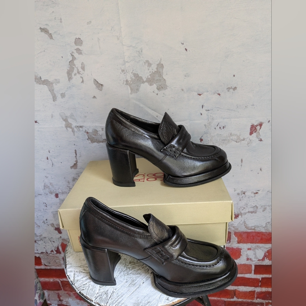 A.S.98 Platform Loafers NWT/Box - Picture 5 of 12